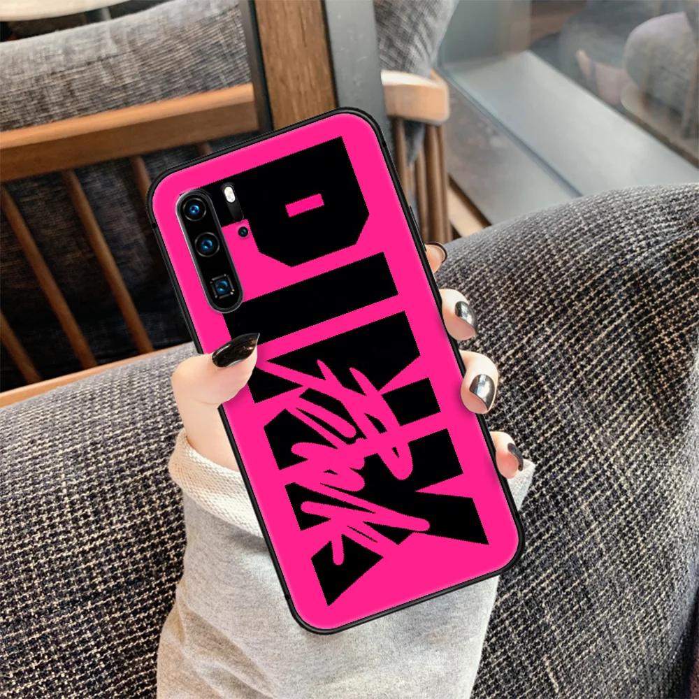 

Love Pink Victoria Luxury Brand Phone Case For Huawei P Mate 10 20 30 40 Lite Pro smart Z 2019 nova 5t black Coque Trend Cover