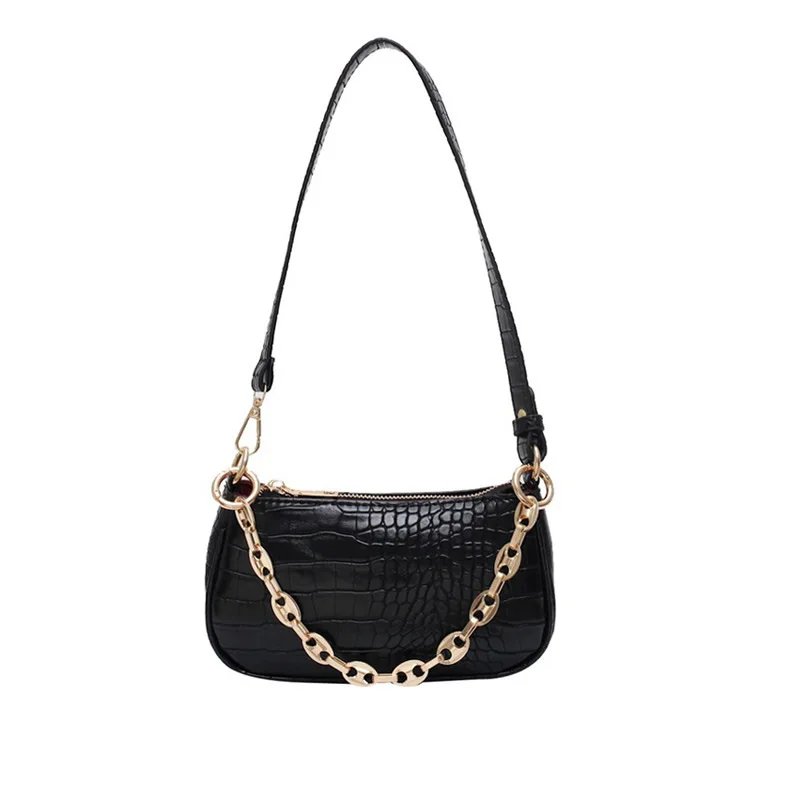 

Women's Shoulder Bags New Fashion Versatile Single Shoulder Messenger Bag Solid Color PU Chain Handbag Small Square Bag