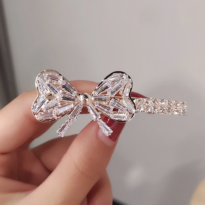 

Spring and Summer New Ladies Hair Clips Fashion Novelty Style Bow Stitching Ladies Hair Clips Headdress