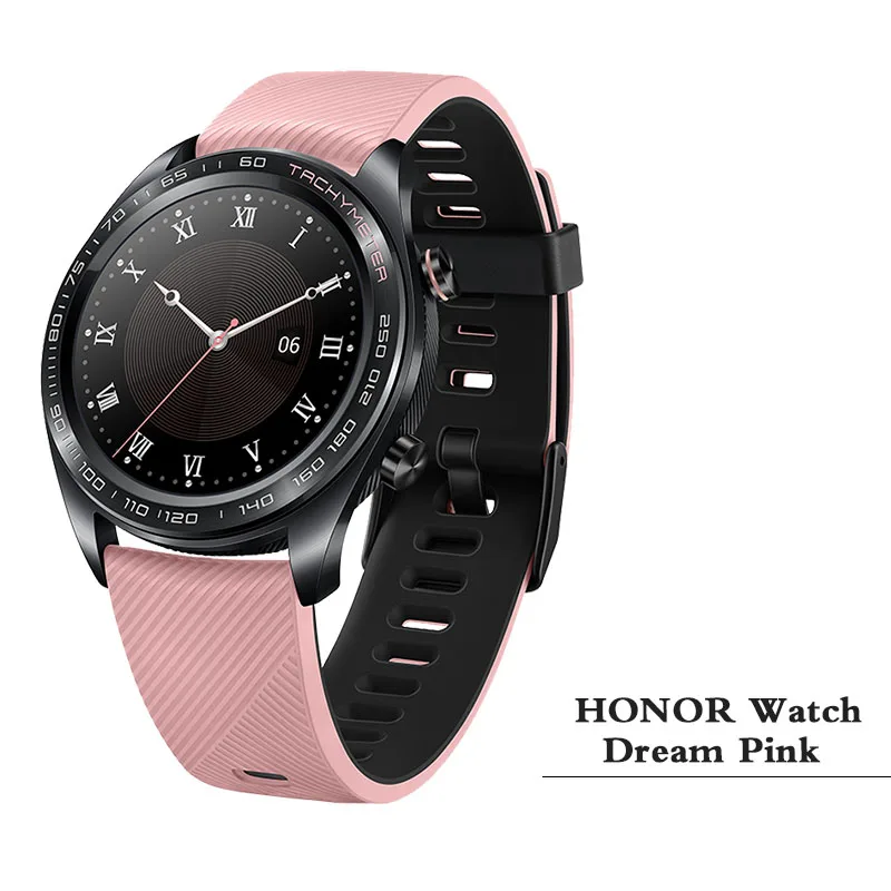 Pink Huawei Honor часы Magic Honor часы Dream NFC gps здоровые водонепроницаемые спортивные часы для плавания и сна AMOLED цветной экран 390*390 часы - Цвет: Pink