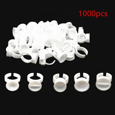 

1000Pcs Disposable Permanent Makeup Ring Divider Tattoo Ink Pigment Holder Cup Size S/M/L