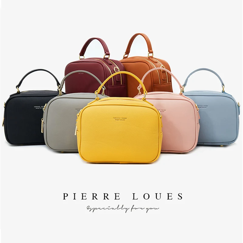 

2020 New Simple Luxury Handbags and Purses Women Bags Designer Fashion Leather Zipper Shoulder Bags for Women