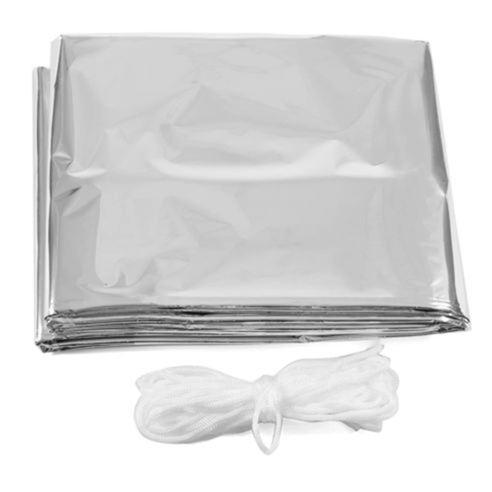 

Waterproof Outdoor Tourist Tent Emergency Survival Sleeping Bag Emergency Thermal Insulation Aluminum Film Rescue Blanket