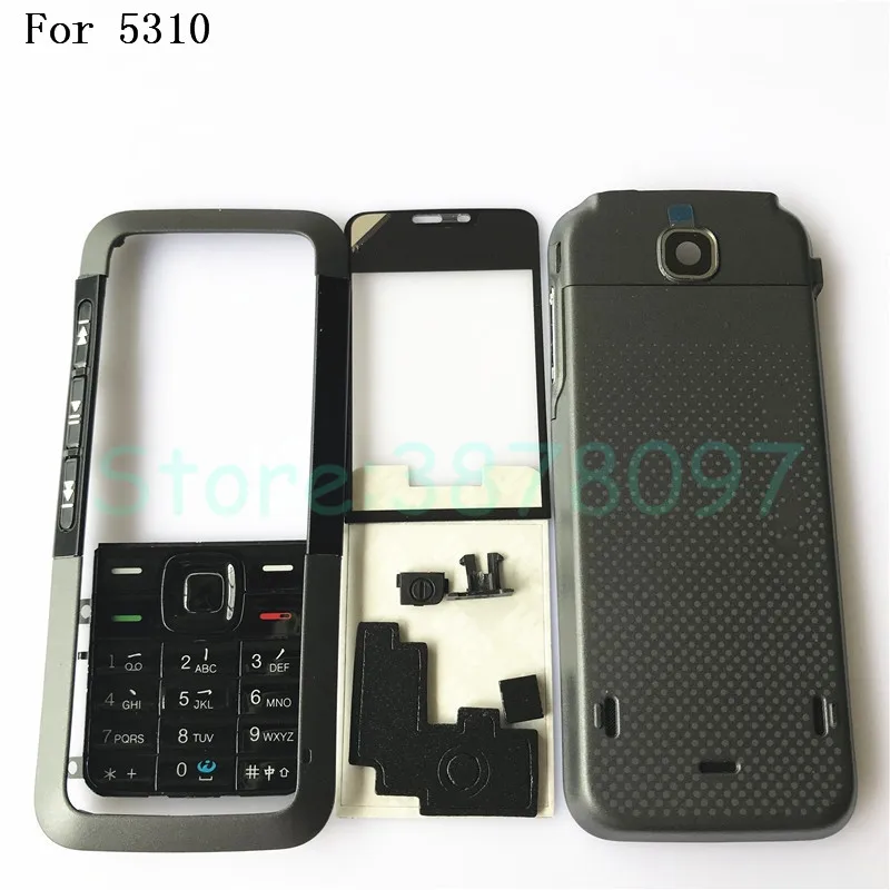 Новый Полный Мобильный телефон Корпус чехол + английский клавиатура для Nokia 5310 с
