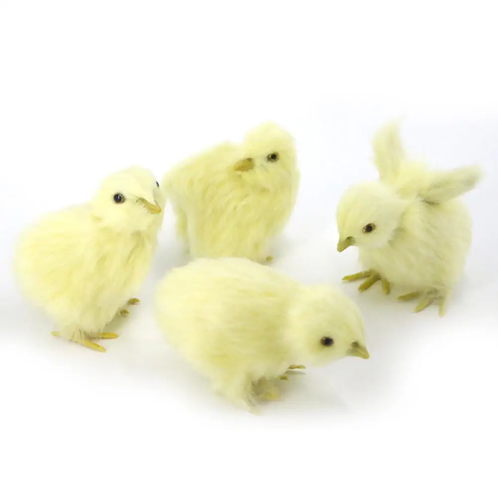 

Simulation cute sound attract kids attention Furry Chick Lifelike Plush Chicken Kids Children Sound Toy Gift