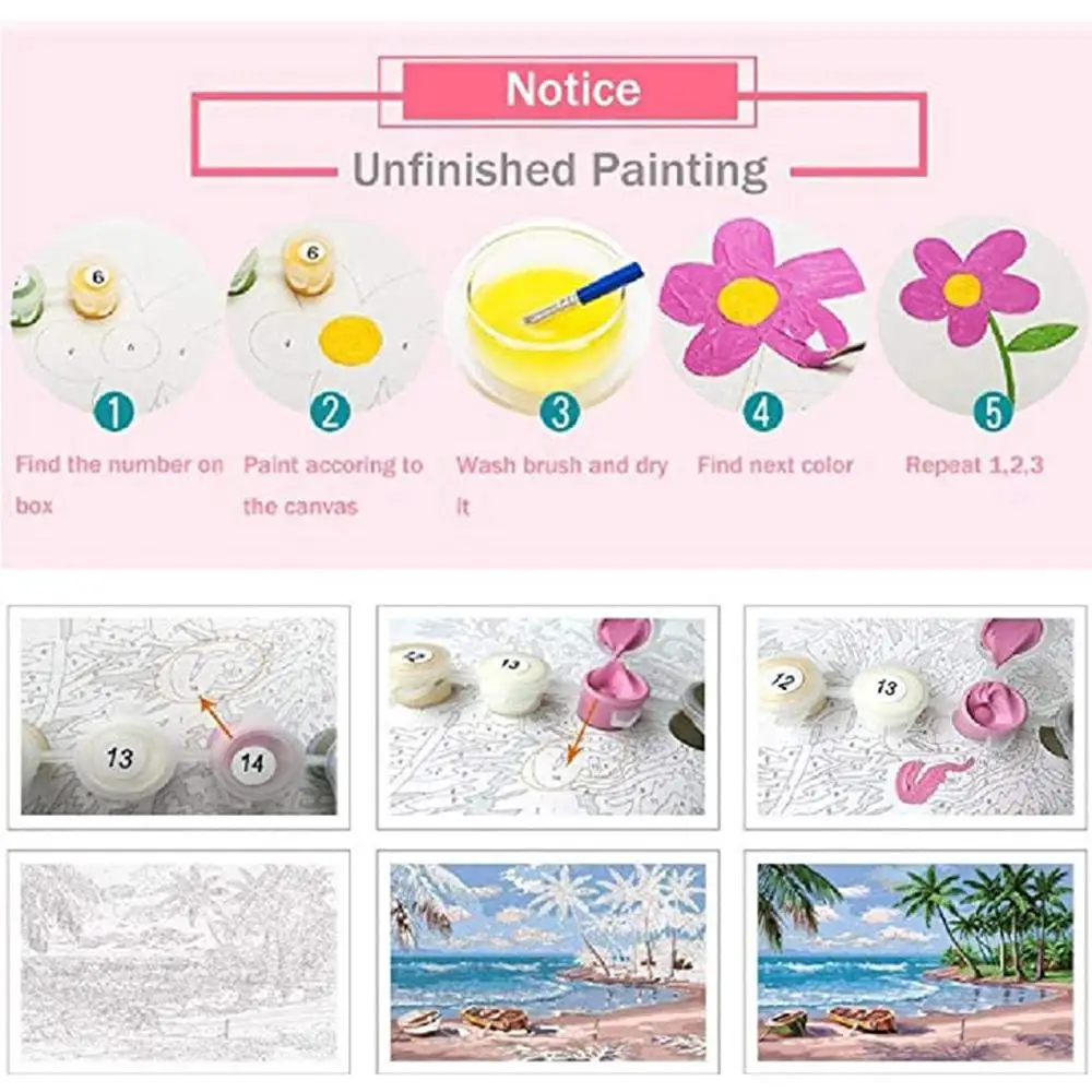 

Cat Painting Diy Painting By Numbers Kit Coloring By Numbers Picture By Numbers Home Decors