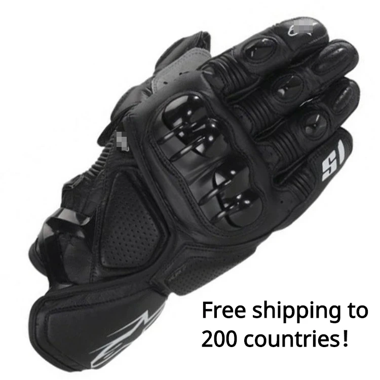 

GP-S1 Motorcycle Cross Country Bike Racer Riding Rider Waterproof Fall Protector Breathable Gloves Black Full Fingers Gloves