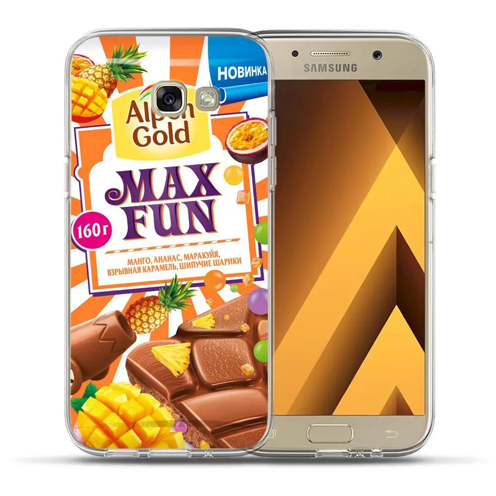 Шоколадный чехол для телефона Samsung Galaxy A3 A5 A7 2016 2017 A6 A8 Plus 2018 A9 A10 A20 A30 A40 A50 A60 A70 A80 A90
