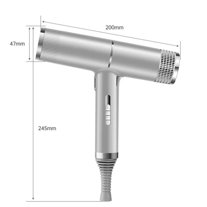 

Professional Hair Dryer, Negative Ion Fast Drying Damage Protection Hair Dryer, for for Home, Salon and Travel