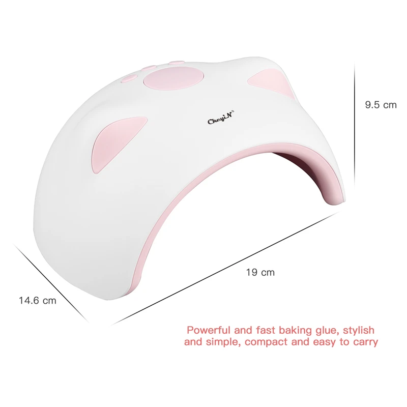 

CkeyiN 20 LED UV Lamps Nail Dryer Fast Dry Smart Sensor Nail Art Tool with LCD Display Home DIY Manicure Machine Manicure Lamp