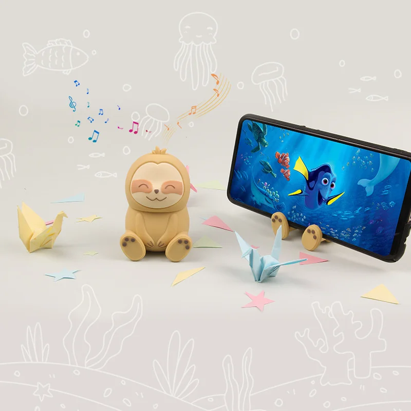 Bluetooth multifunction speaker mobile phone holder stereo mini portable cartoon animal. | Speakers