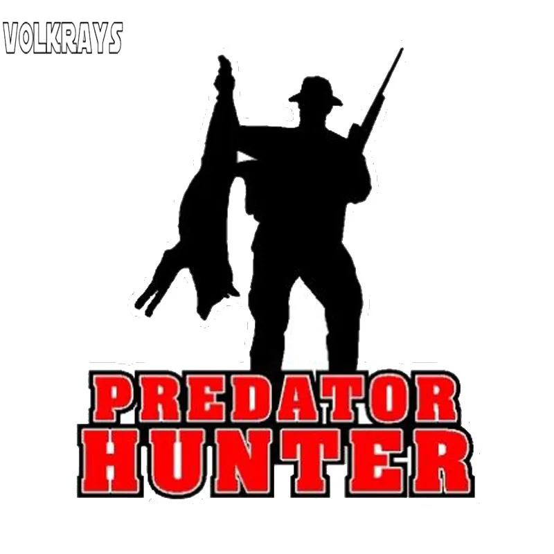Volkrays индивидуальная наклейка для автомобиля Охотник на хищника волк лиса Койот