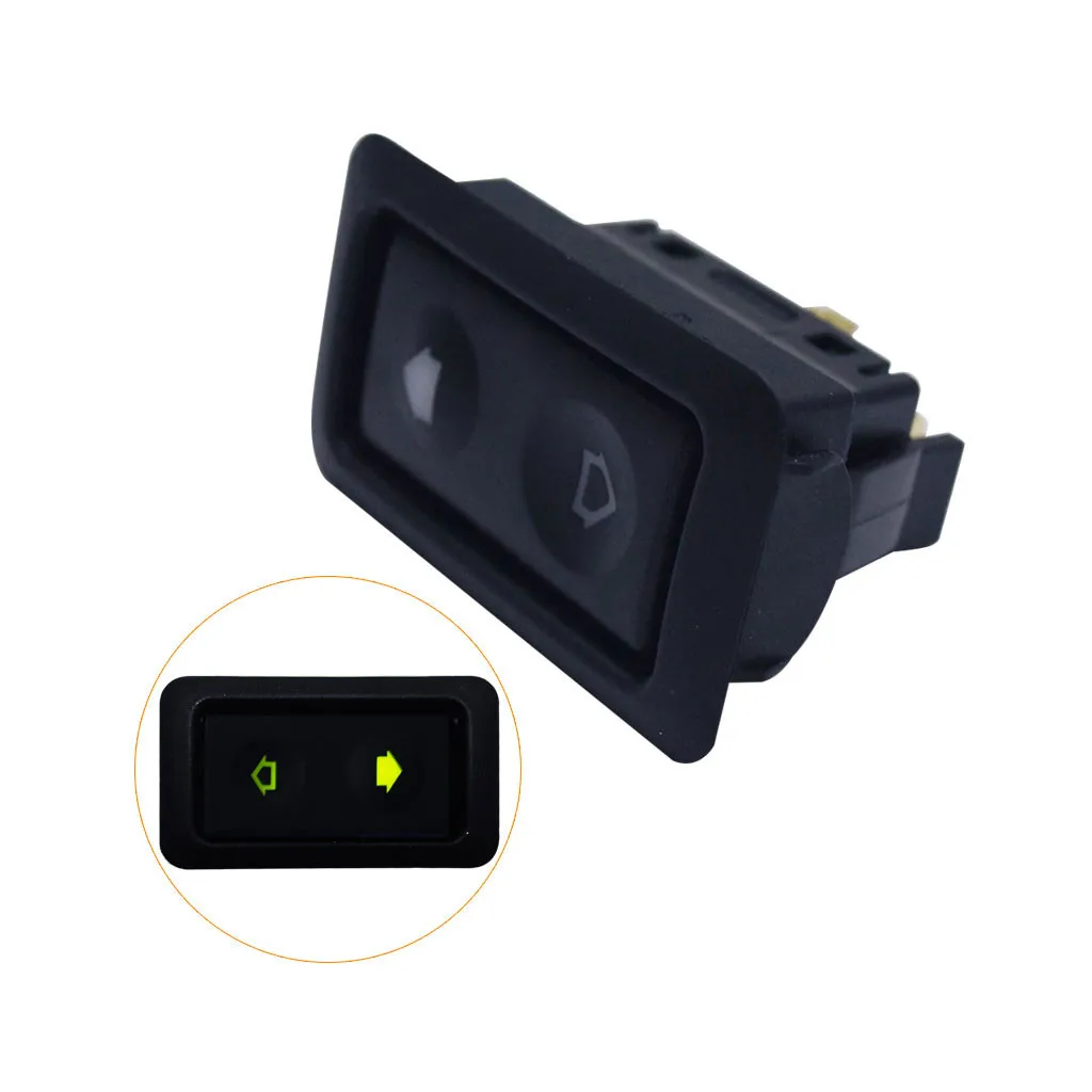 Универсальный Авто 6pins Мощность окна Стекло переключатель 6pin 12v 24v Вкл/Выкл Spst