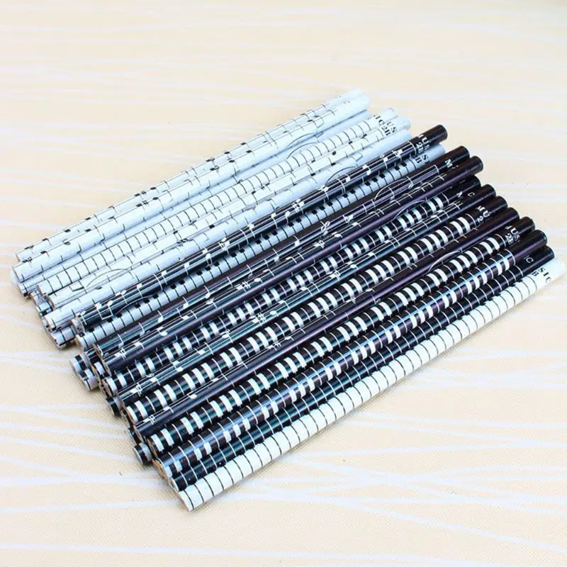 

36pcs Musical Note Pencil 2B Standard Round Pencils Piano Notes Writing Drawing Tool Stationery School Student Gift Q1JC