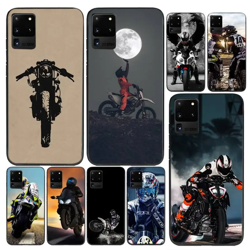

Moto Cross Motorcycle Sports Phone Case For Samsung A32 51 71 31 40 30s 21s Galaxy S9 10 20 Plus Note9 10pro 20 20ultra