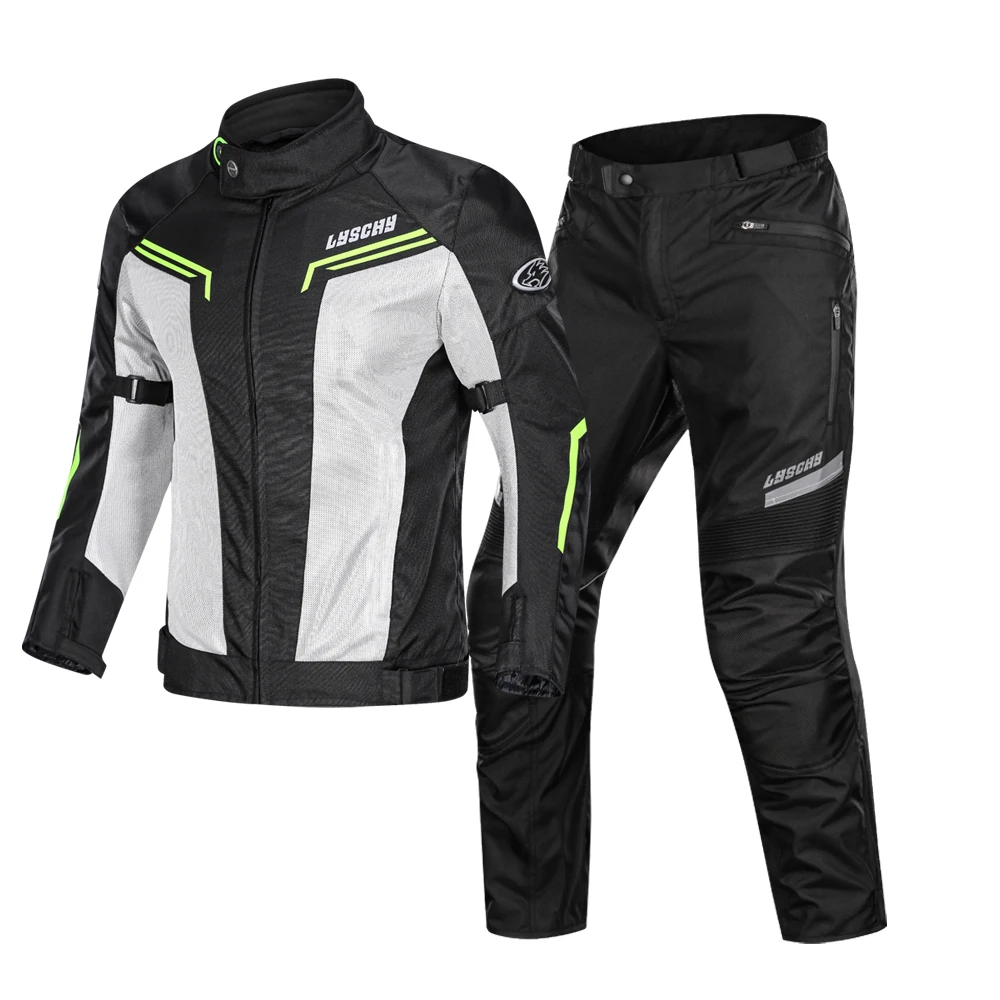 Летняя мотоциклетная куртка LYSCHY 2020 Мужская дышащая Chaqueta сетчатая для езды на