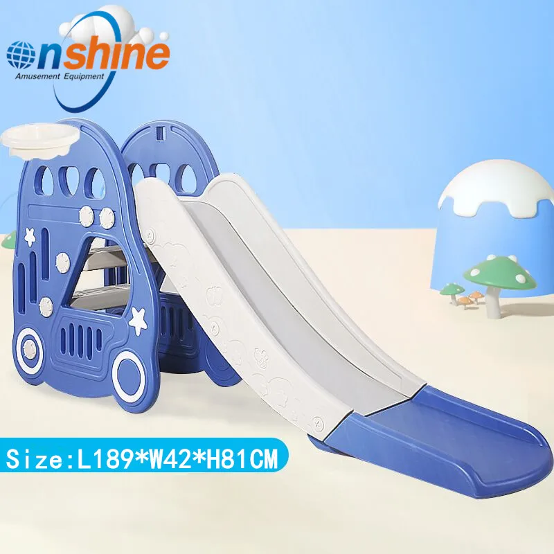 Детская горка с автомобилем для малышей домашняя маленьких детей домашний