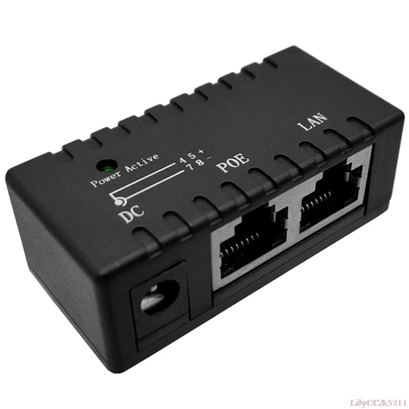 

1 Piece Gigabit Power Over Ethernet Passive PoE Injector Splitter for CCTV IP camera