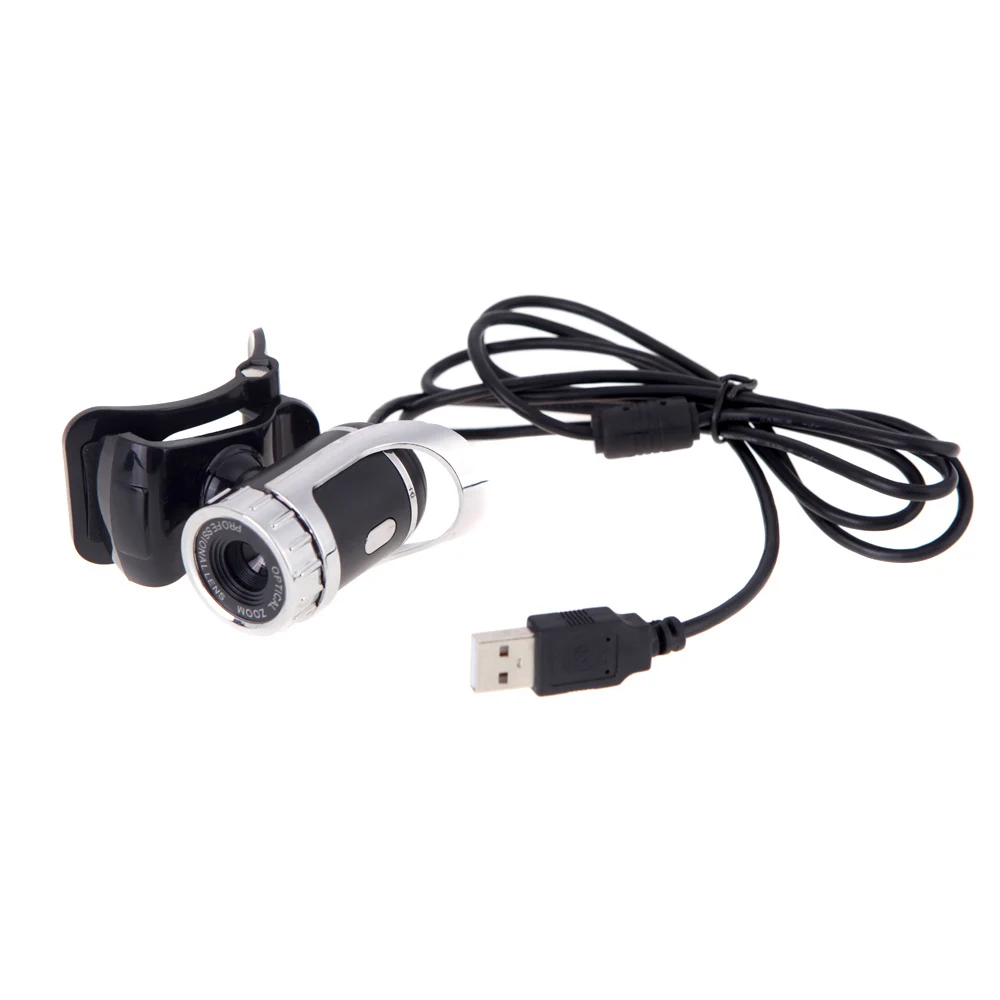 

Desktop Webcam USB 2.0 Web Cam Laptop Camera Built-in Sound-Absorbing Microphone Video Call Webcam With Clip for PC Laptop