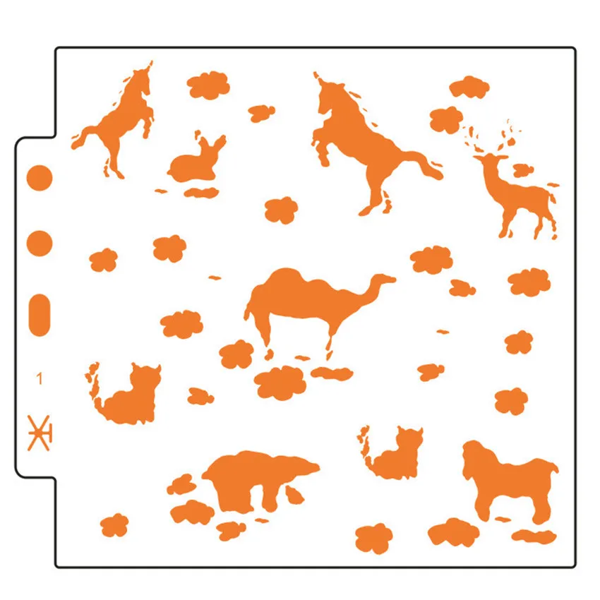 Пластиковая форма в виде зоопарка сделай сам трафареты для скрапбукинга тортов