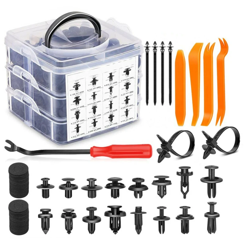 

680/726 шт., универсальные клипсы для автомобиля