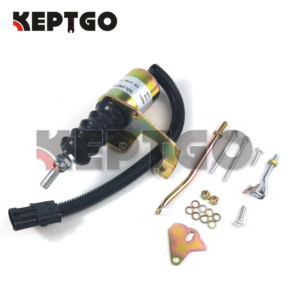 Для Deutz Bosch RSV топливное отключение запорный соленоид SA-3742-12 1751ES 3974947 левый монтаж |