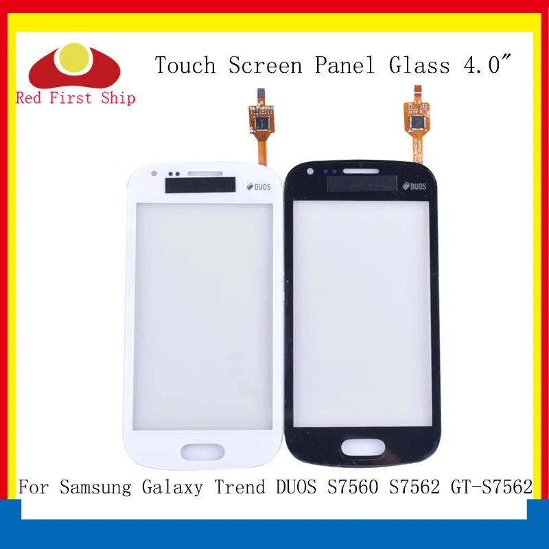 

10Pcs/lot For Samsung Galaxy Trend DUOS S7560 S7562 GT-S7562 Touch Screen Digitizer Panel Sensor S 7562 7560 LCD Glass Lens
