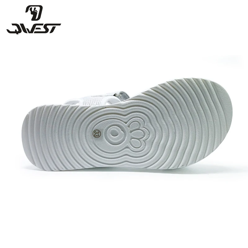 Сандалии с вырезами FLAMINGO 2020 Летние повседневные босоножки на липучке кожаные