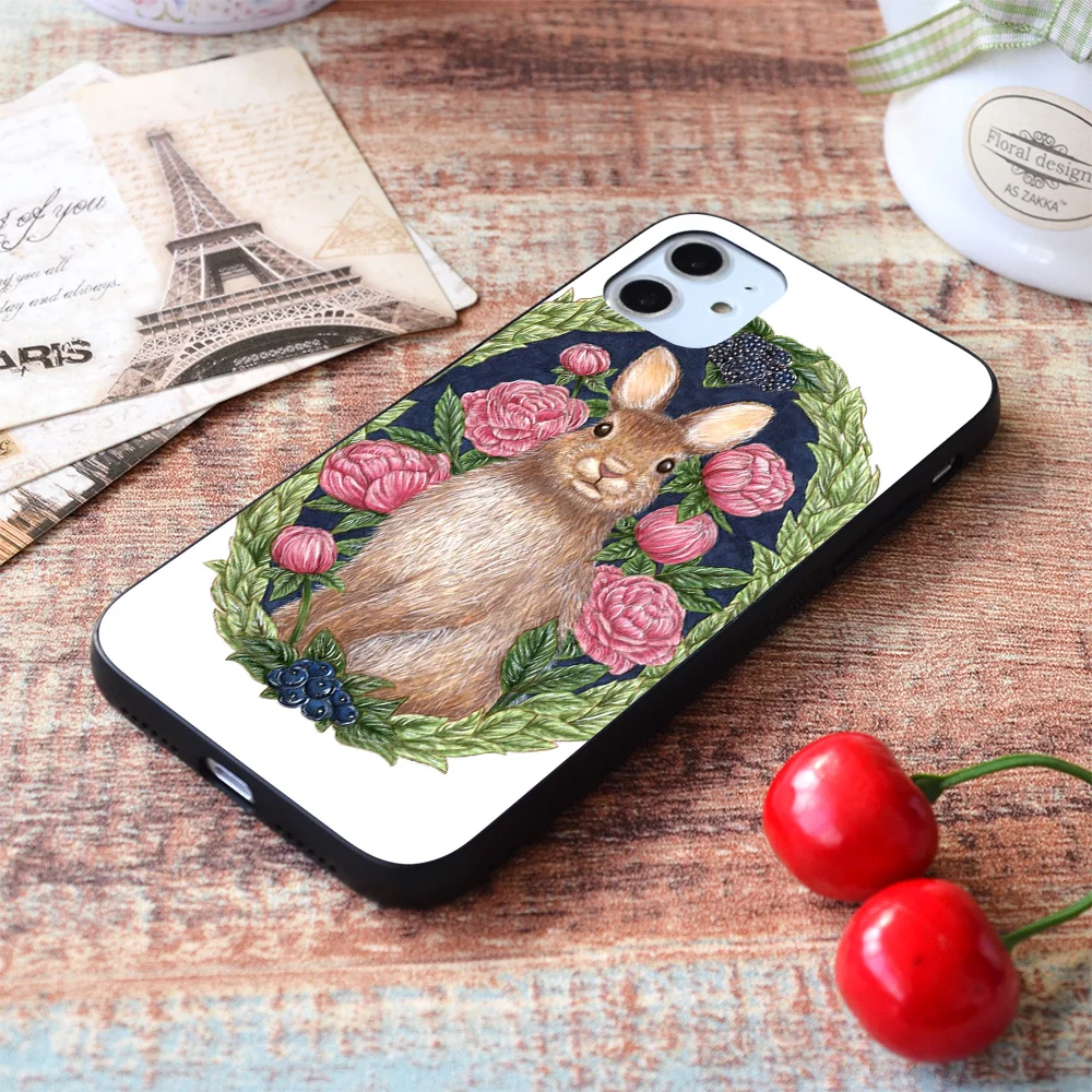 

For iPhone Mr. Bun Bun Soft TPU Border Apple iPhone Case