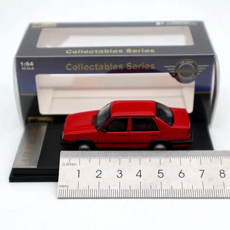 1:64 Automint Jetta GT литой металл ограниченная серия красные игрушечные машинки| |
