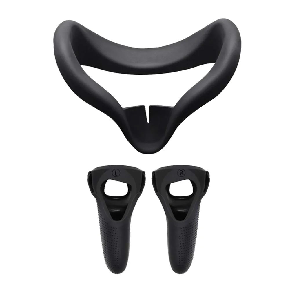 

Eye Cover Kit With Controller Case Silicone Easy Install Virtual Reality Protection VR Accessories Soft For Oculus Quest