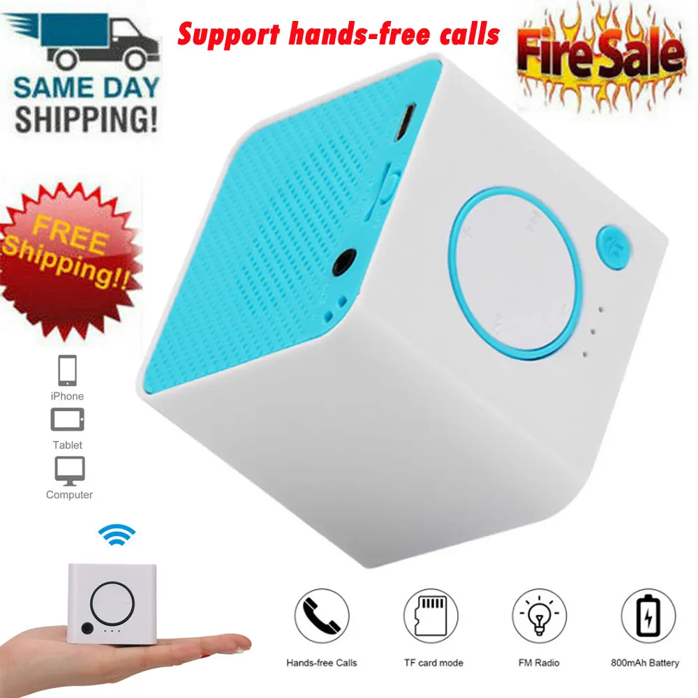 Портативный Bluetooth квадратный застегнутый динамик s беспроводной