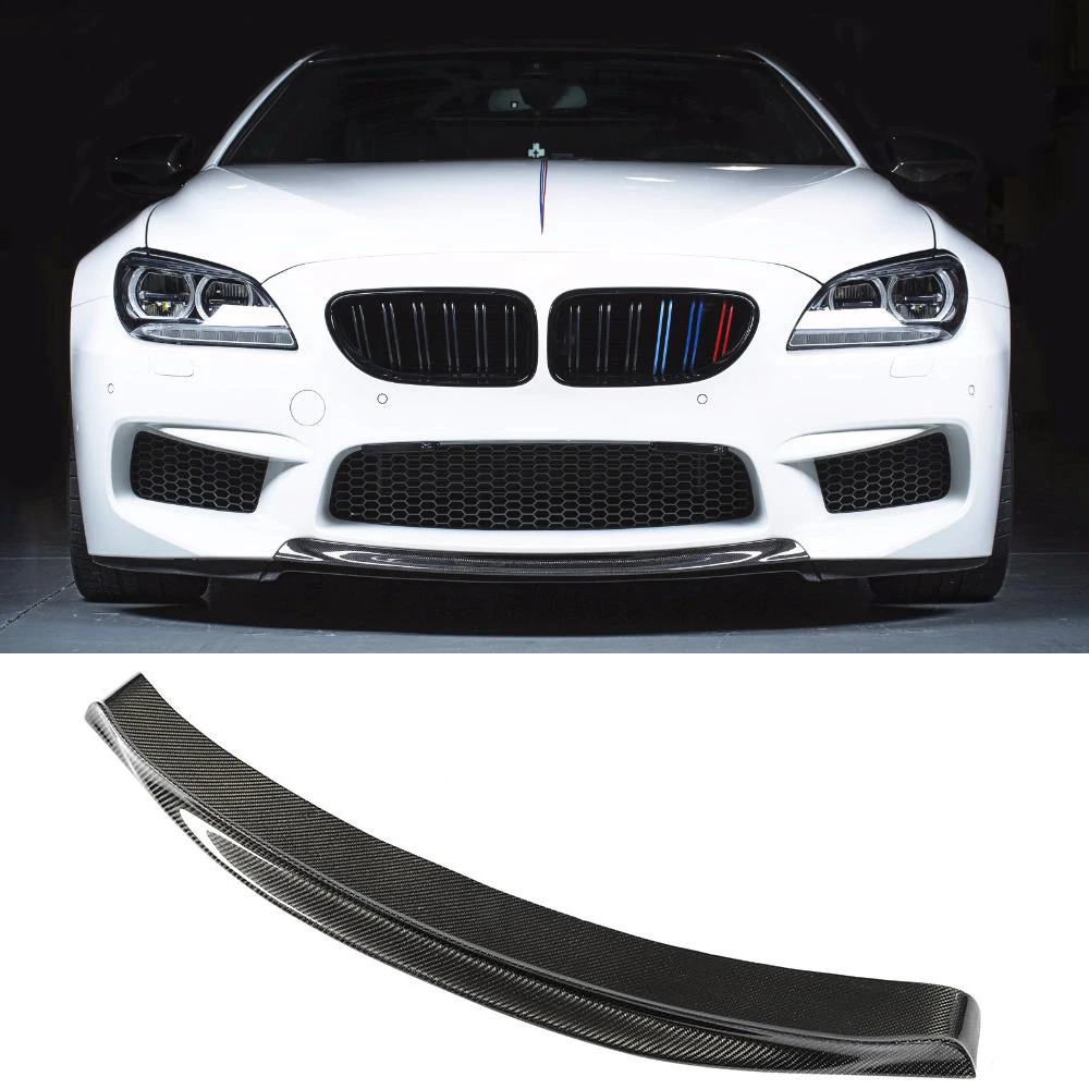 Передний бампер из углеродного волокна спойлер разветвители для BMW 6 серии F12 F13 F06