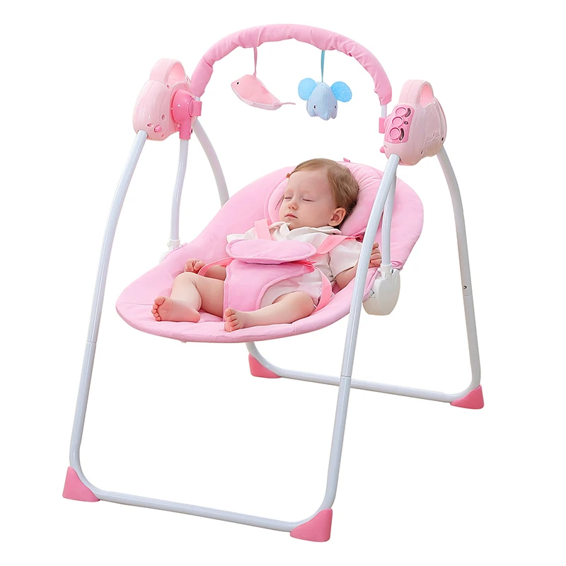 

Electric Rocking Chair For Baby 0-36 Months Multi-functional Music Cradle Newborn Crib Infant Sleeping Swing Home Soothing Chair