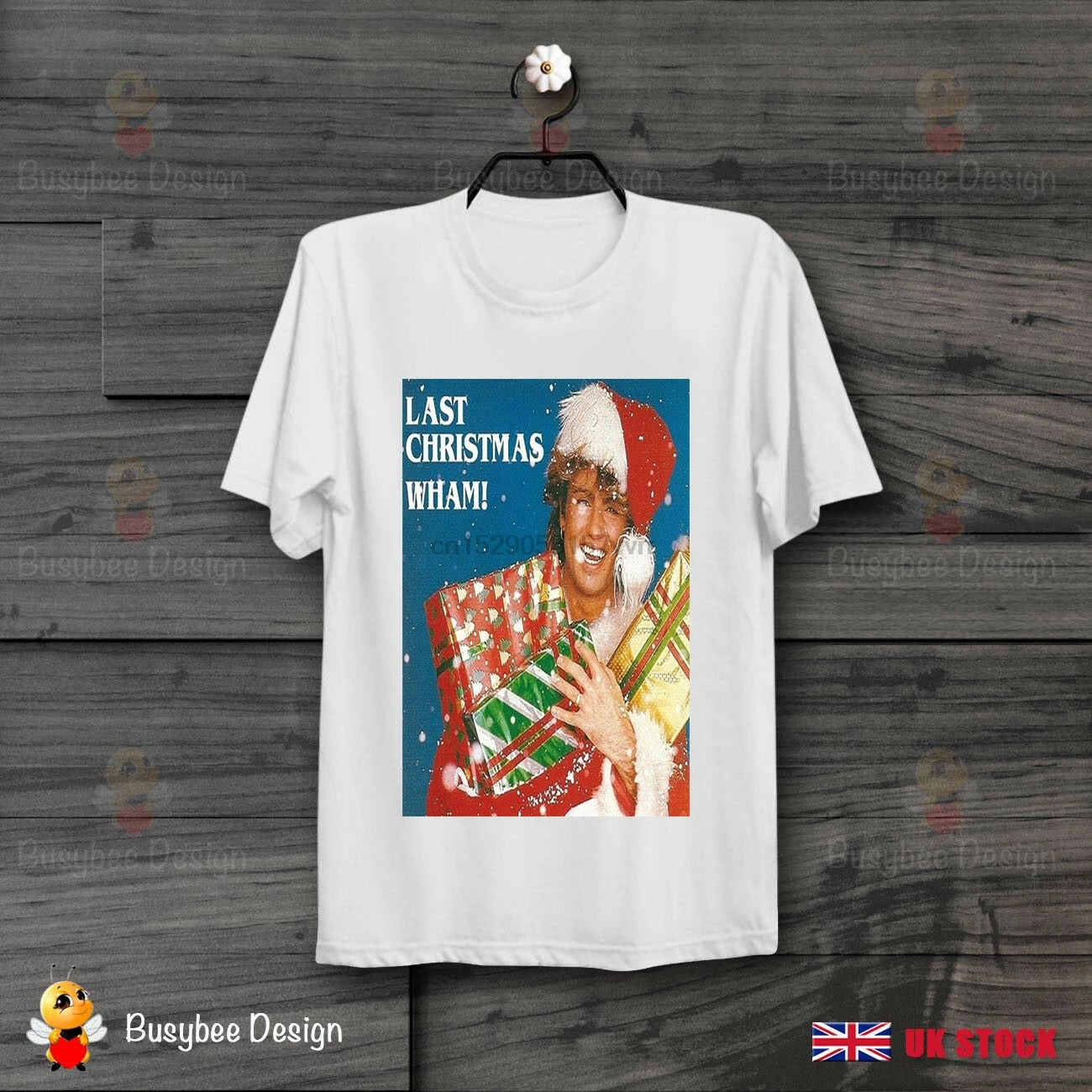 Стильная Винтажная футболка унисекс в стиле ретро Джордж Майкл на Рождество B178 |