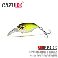 crankbait fishing accessories lure isca artificial weights 6g 38mm floating bait pesca wobblers trolling tackle pike fish leurre