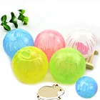 Мышь для грызунов, игрушка для бега, хомяк, Песчанка крыса, пластиковый мяч для упражнений, милая игрушка для питомцев, 10 см, 12 см