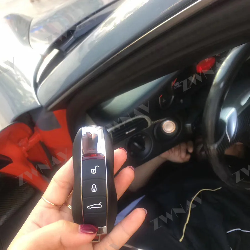 

For Porsche 911 Inductive Automatic Lock&Unlocking Android, Apple App connection Auto One Click Start Smart Car Key