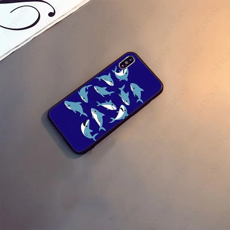 ocean whale shark silicone soft phone case for iphone x xs 12pro max 5s 6splus 7 8plus xr xsmax se 2020 12mini cover free global shipping