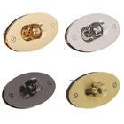 1 шт. Овальный Поворотный замок, сумка, чехол, защелка, застежка для сумок, аксессуары сделай сам