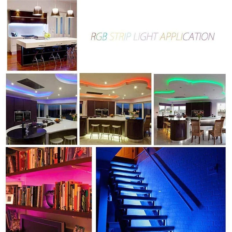 

LED Strip RGB Led Light Tape SMD 3/5/10M Waterproof RGB Tape Ribbon Diode Led Strips Light Flexible Stripe Lamp With Controller