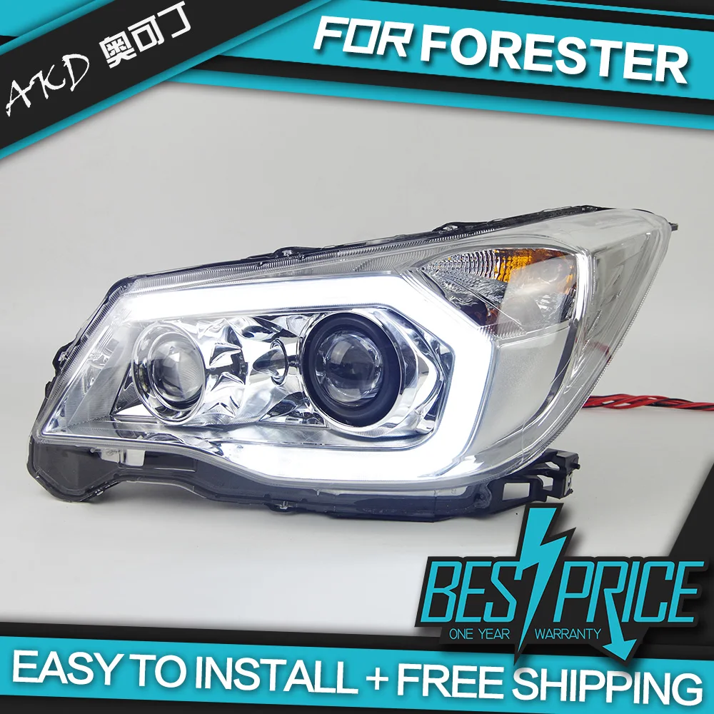 АКД автомобилей Стайлинг фар для Subaru Forester 2013 фары светодиодный ходовые огни