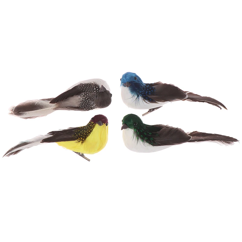 1pc Fake Craft Birds Artificial Foam Feathers Mini Bird Decoration Mariage Table Birthday Party Decorations Kids Wedding | Дом и сад