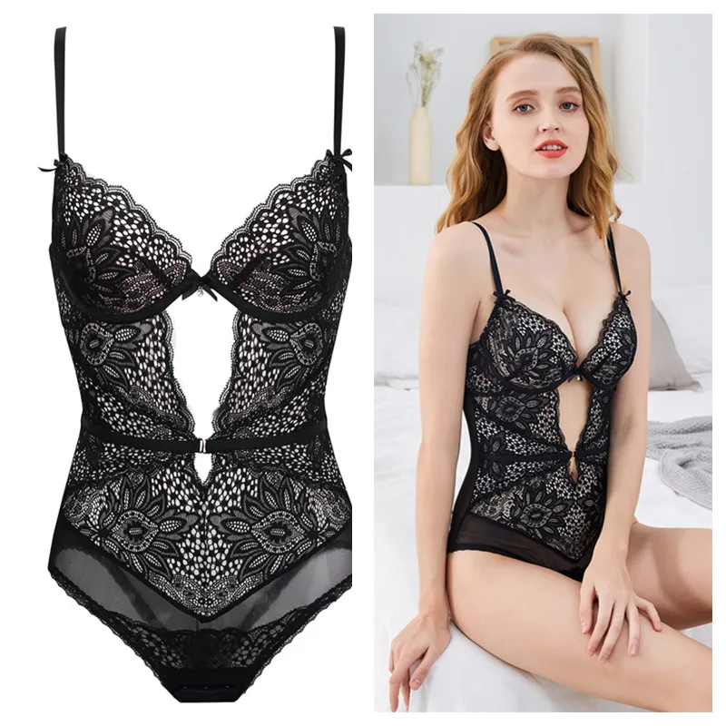

New Sexy Lace One-Piece Bra SHAPER CORSET Women Body Shapewear Small Breasts Together Abdomen Push Up Breathable Lingerie