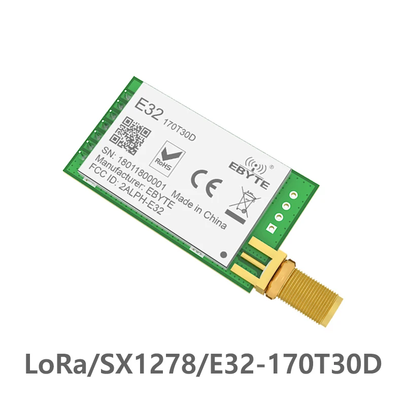 E32 170T30D SX1278 модуль LoRa RF UART 170 МГц 30dBm 1 Вт 8 0 км Беспроводной приемопередатчик