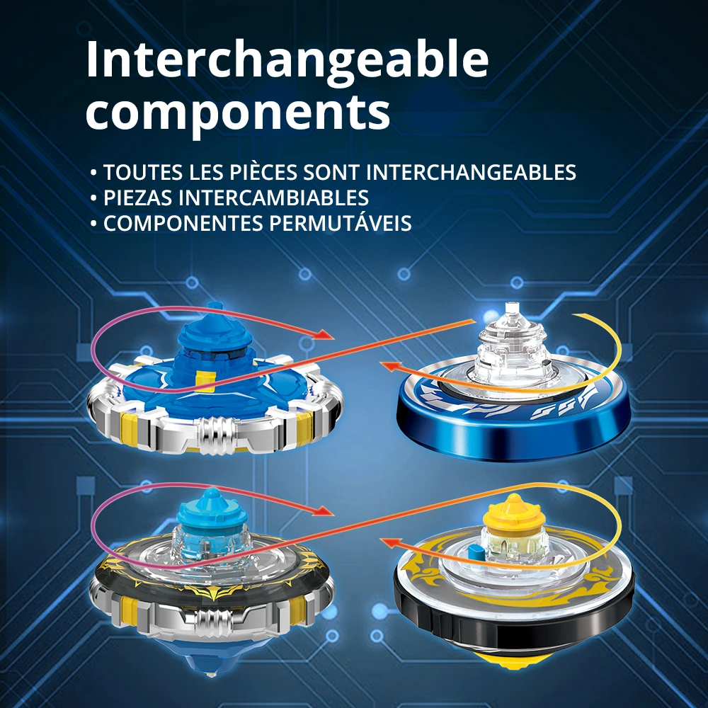 Gyro Infinity Nado 5 серии новинка усовершенствованные двойные металлические кольца