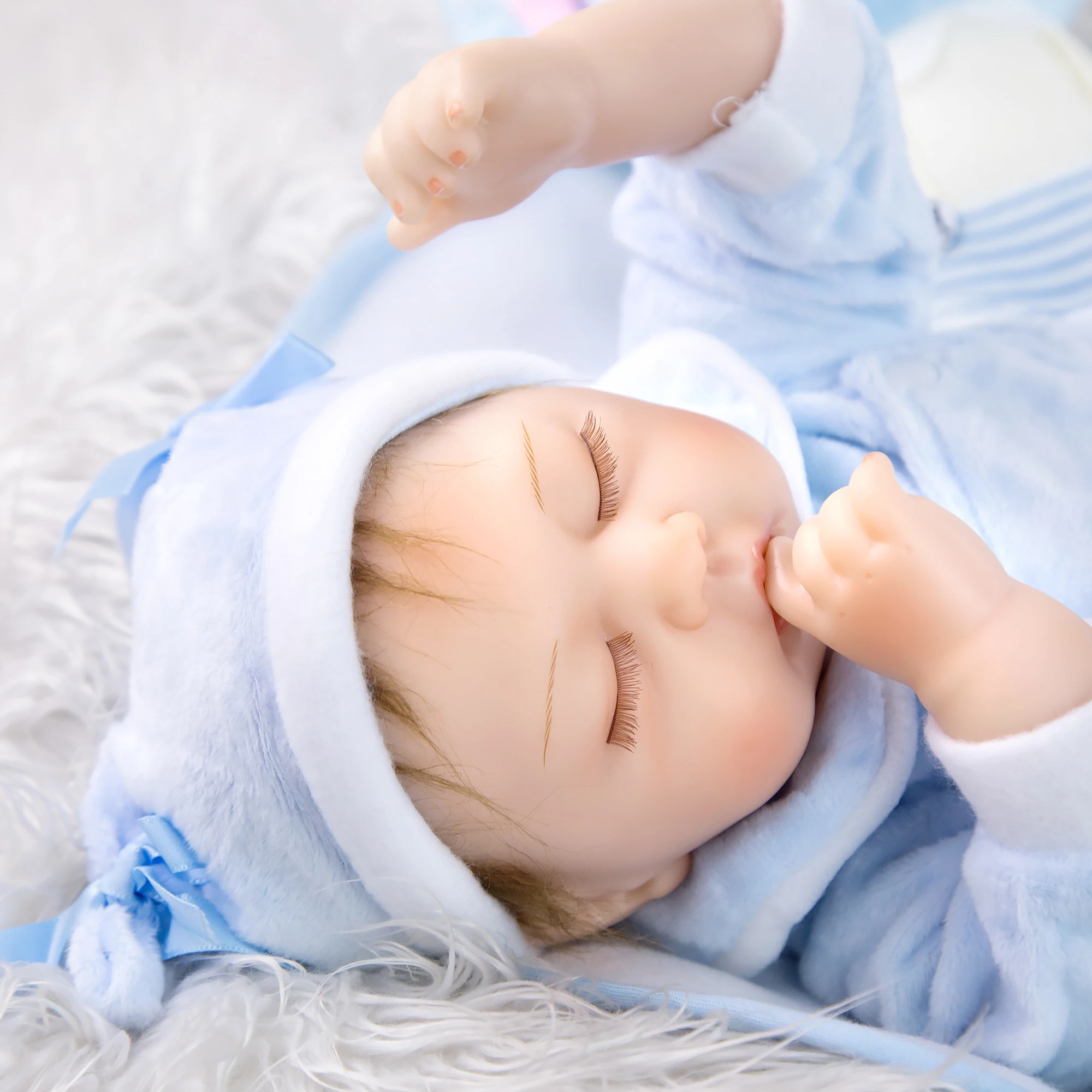 Кукла KEIUMI Reborn Baby для мальчиков тканевая игрушка с закрытыми глазами кукла Bebe Boneca