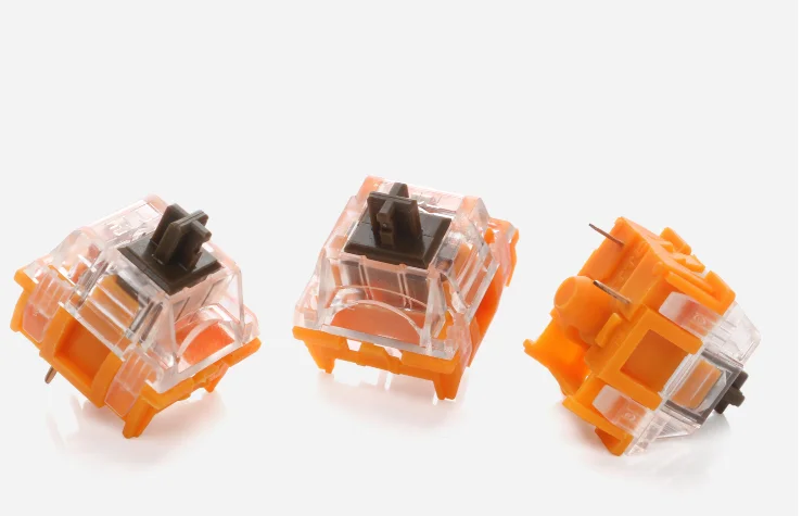 

ТТК V3 Золотой коричневый переключатель 55g 3 pin переключатели для Механическая клавиатура rgb светодиодный светильник