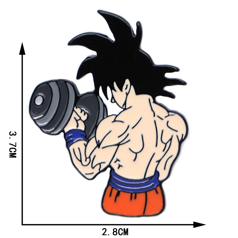 Мультфильм аниме рюкзак булавки Жемчуг дракона эмаль Спорт Сон Гоку отворот