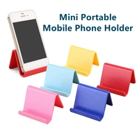 universal candy mobile phone accessories portable mini desktop stand table cell phone holder for iphone samsung xiaomi huawei